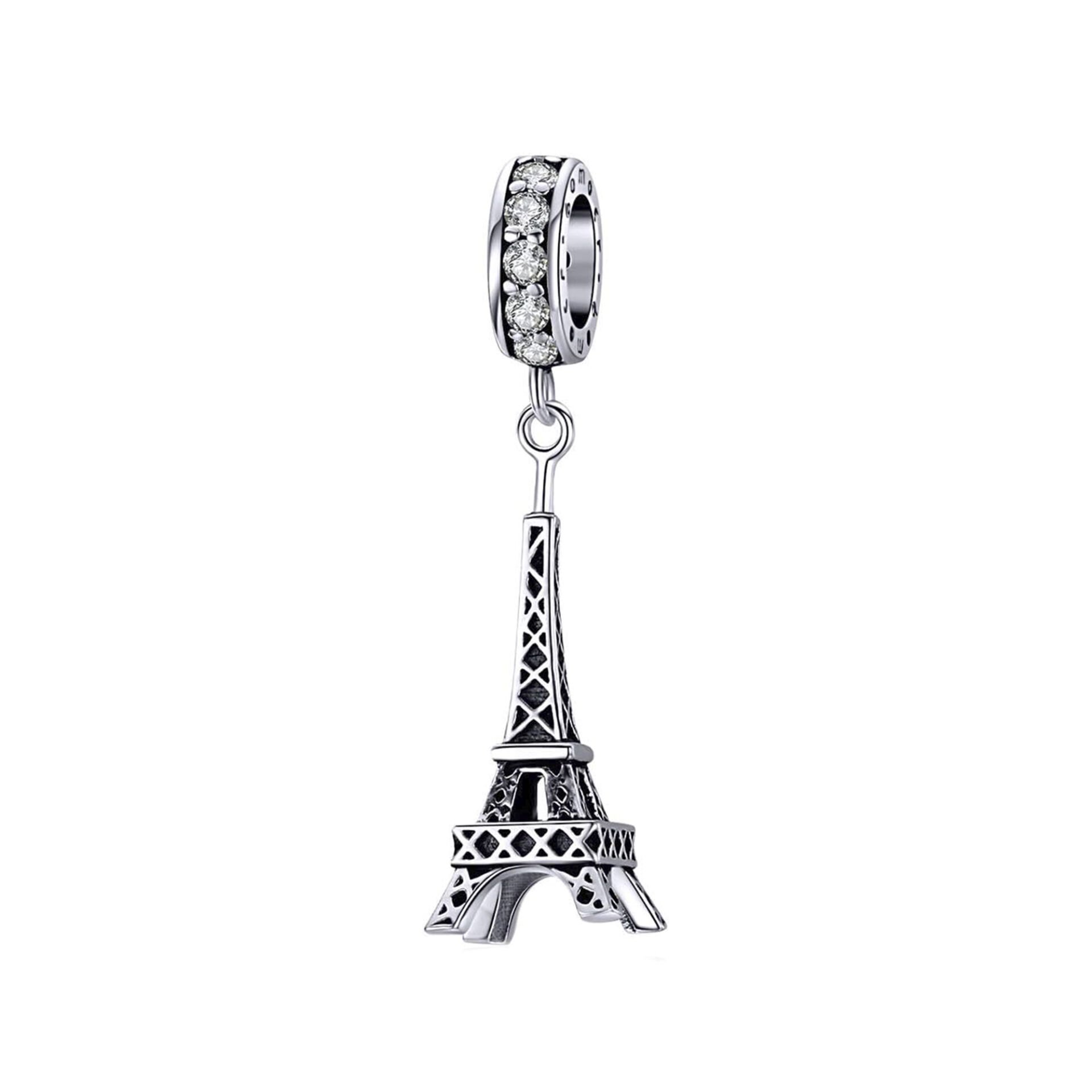 Nur Silver Eiffel Kulesi Gümüş Charm NUR-BL01627