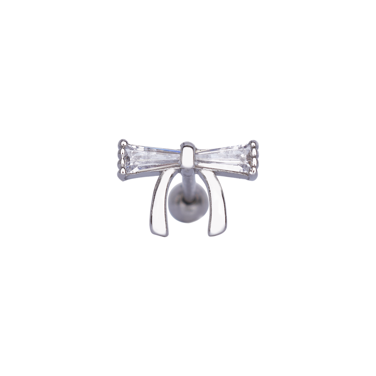 Nur Silver Kurdele Tragus Gümüş Küpe NUR-KP00088