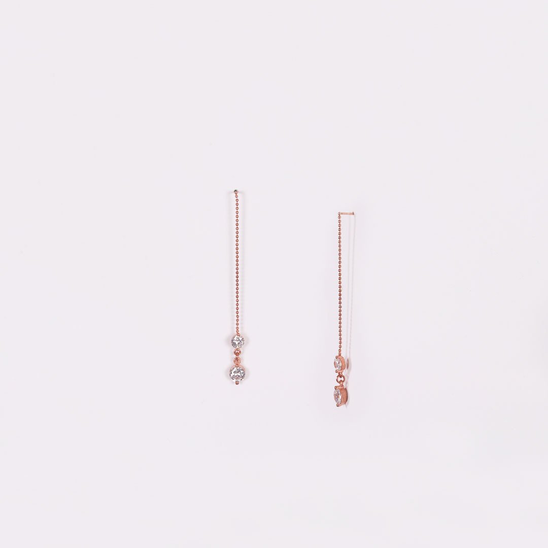 Nur Silver Sallantılı Gümüş Küpe NUR-YZ01234