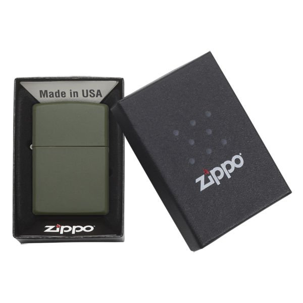 Zippo Regular Green Matte Çakmak - 221-000211
