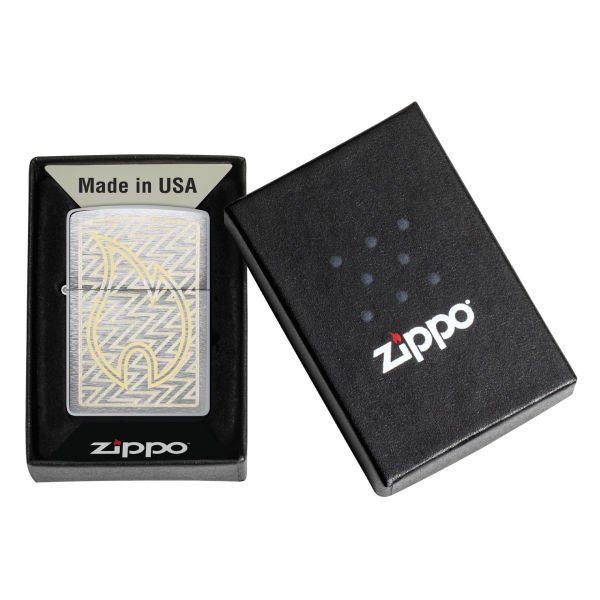 Zippo 200 23Fpf Tread Flame Design Çakmak - 48789-109826