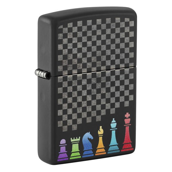 Zippo 218C Chess Pieces Design Çakmak - 48662-106758