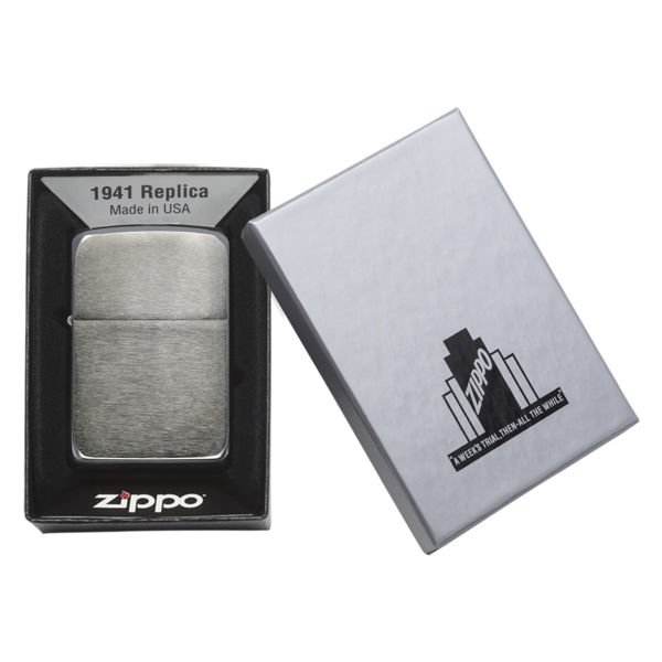 Zippo 1941 Replica Black Ice Çakmak - 24096-000026