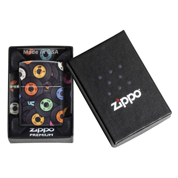 Zippo 49352 Records Design Çakmak - 48770-109137