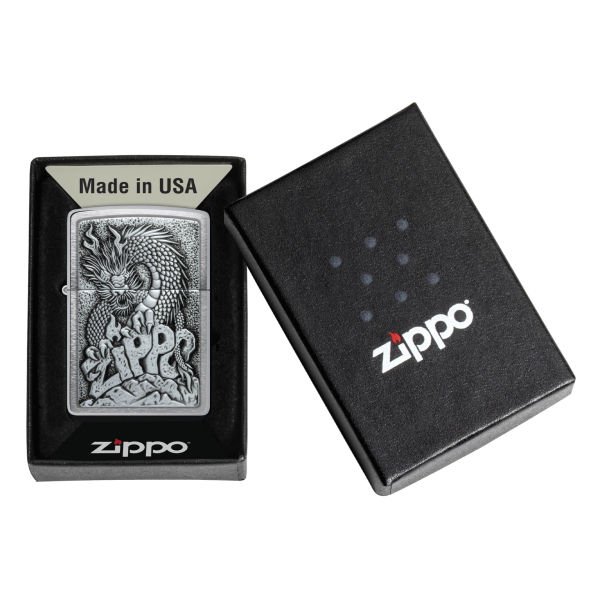 Zippo 200 Zippo Dragon Emblem Çakmak - 48902-109091