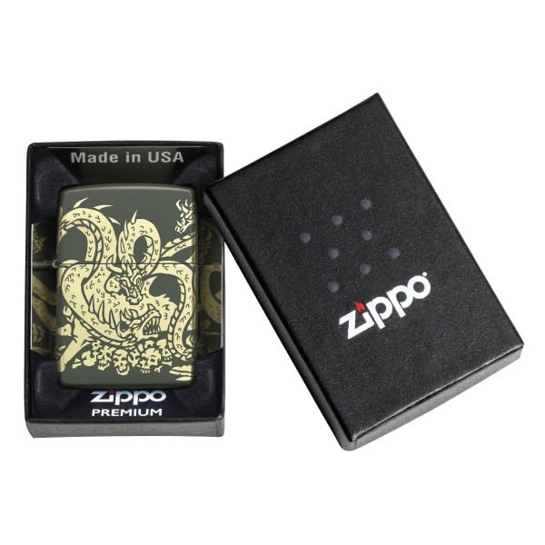 Zippo 221 Dragon Design Çakmak - 48907-109079