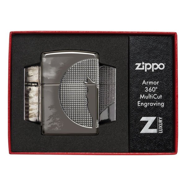 Zippo 24095 Wolf Design Çakmak - 49353-083360