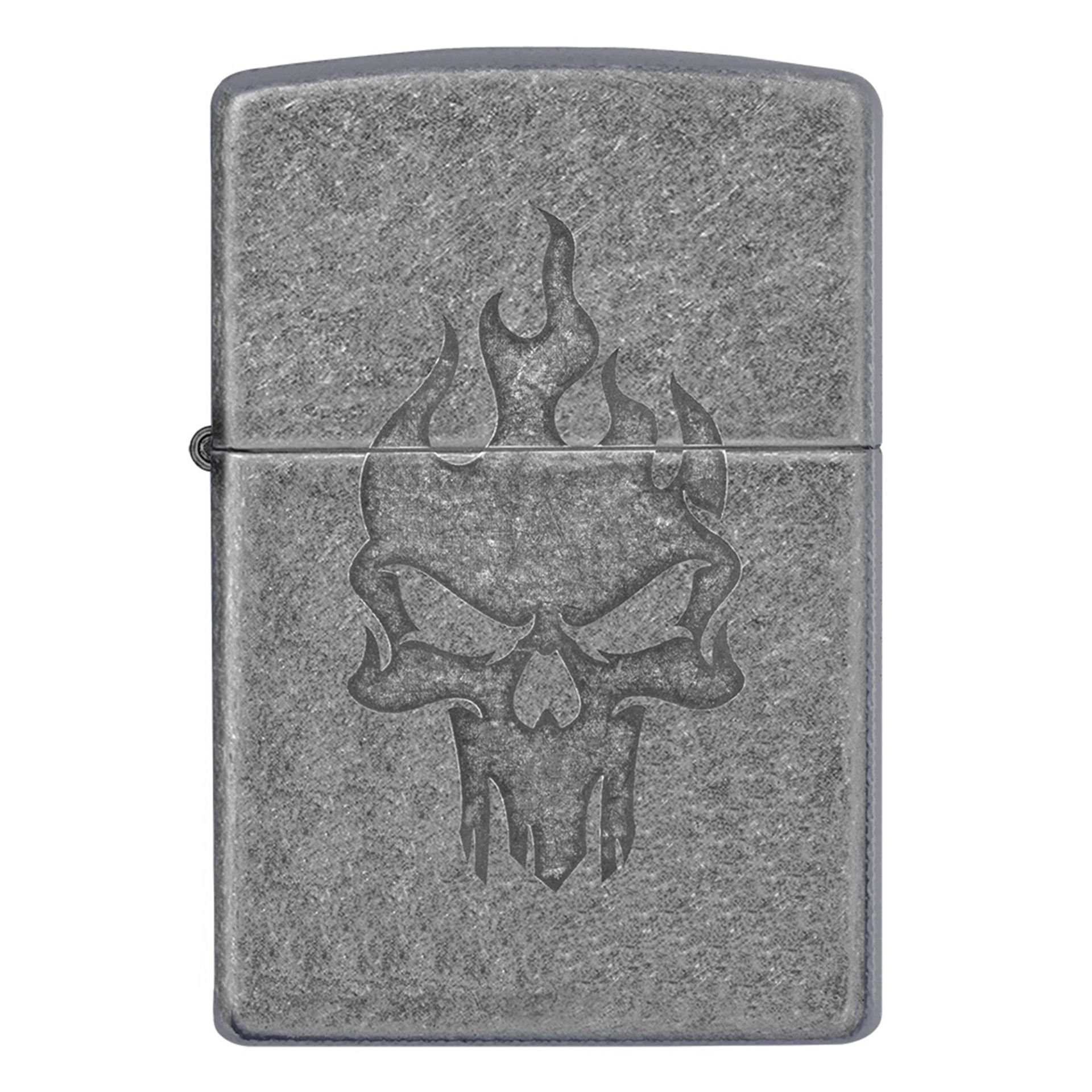 Zippo Skull Flame Design Çakmak - 121FB-079838