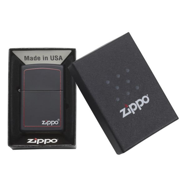 Zippo Reg Black/Z-Brdr Çakmak - 218ZB-000056