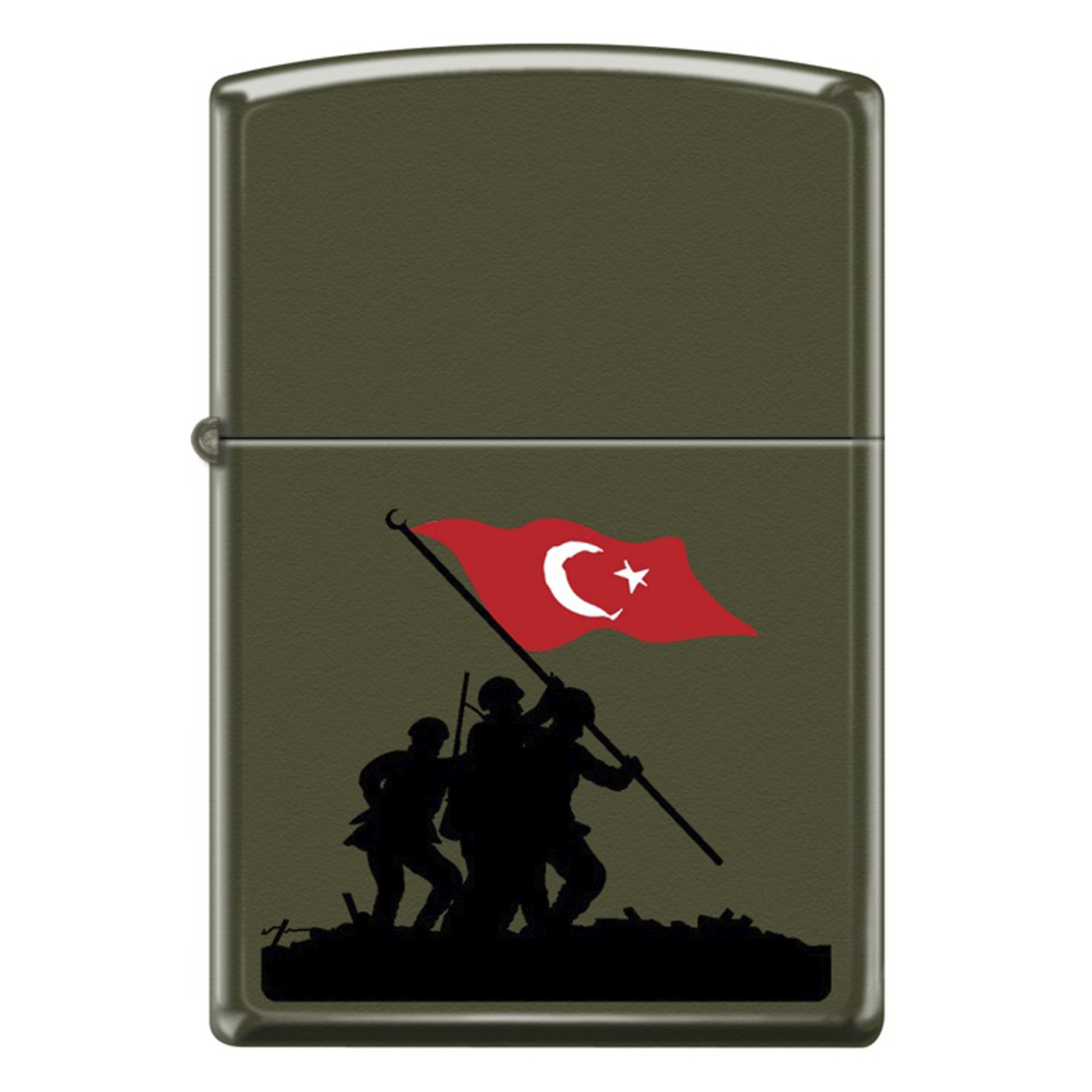 Zippo Turkey Soldiers Flag Design Çakmak - 221-067542