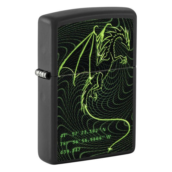 Zippo 218 2022 Pff Cyberpunk Dragon Design Çakmak - 48497-100088