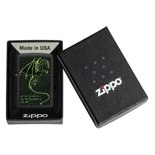 Zippo 218 2022 Pff Cyberpunk Dragon Design Çakmak - 48497-100088