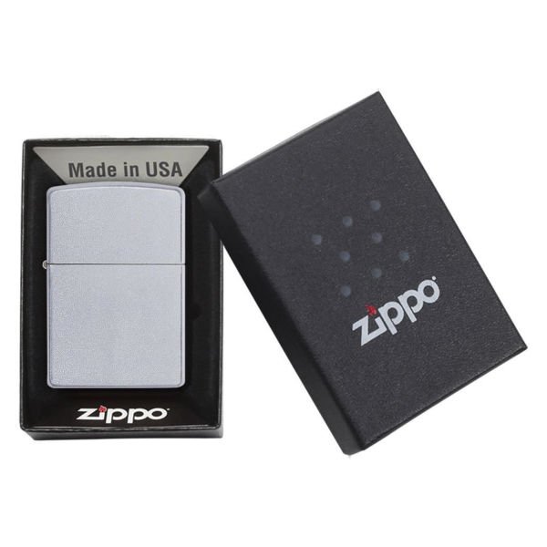 Zippo Reg Satin Chrome Çakmak - 205-009786