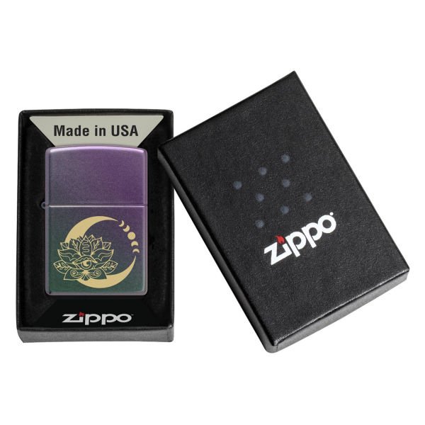 Zippo 49146 Lotus Moon Design Çakmak - 48587-103660