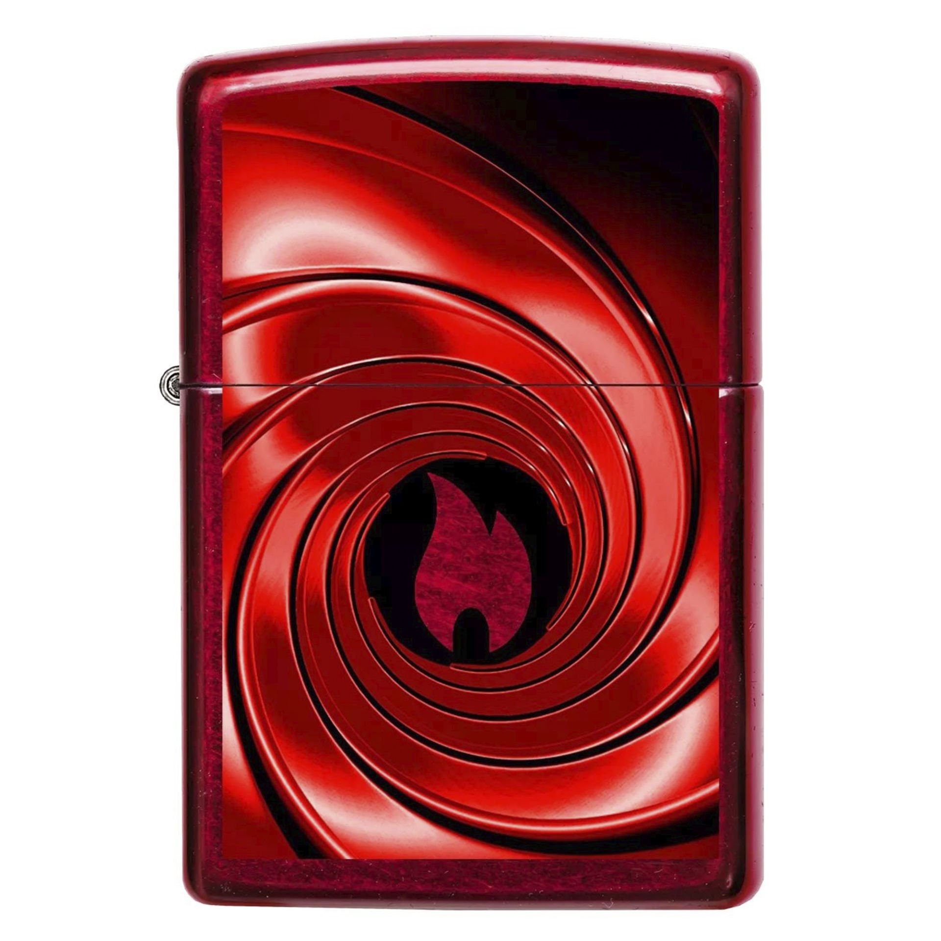 Zippo Red Swirl Design Çakmak - 21063-105726