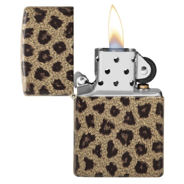 Zippo Leopard Print Design Çakmak - 49352-087703