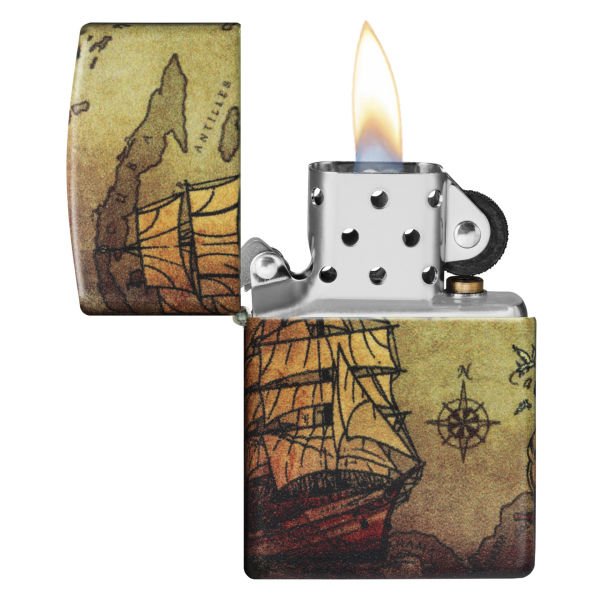 Zippo 49352 Pirate Ship Design Çakmak - 49355-083350