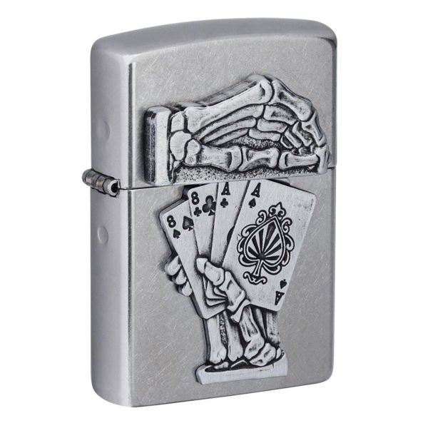 Zippo 207 Dead Man's Hand Emblem Çakmak - 49536-089074