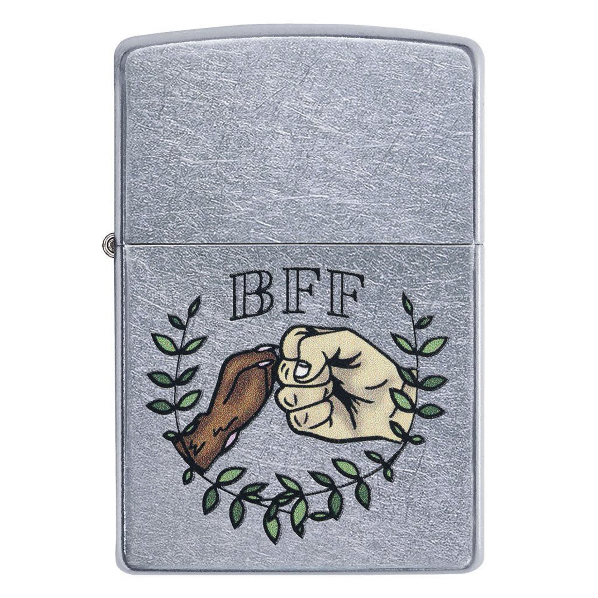 Zippo Paw Bump Design Street Chrome Pocket Çakmak - 49007-00063-MODEL20