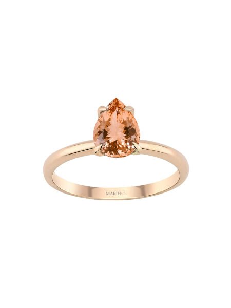 0.60 Karat Morganite Yüzük