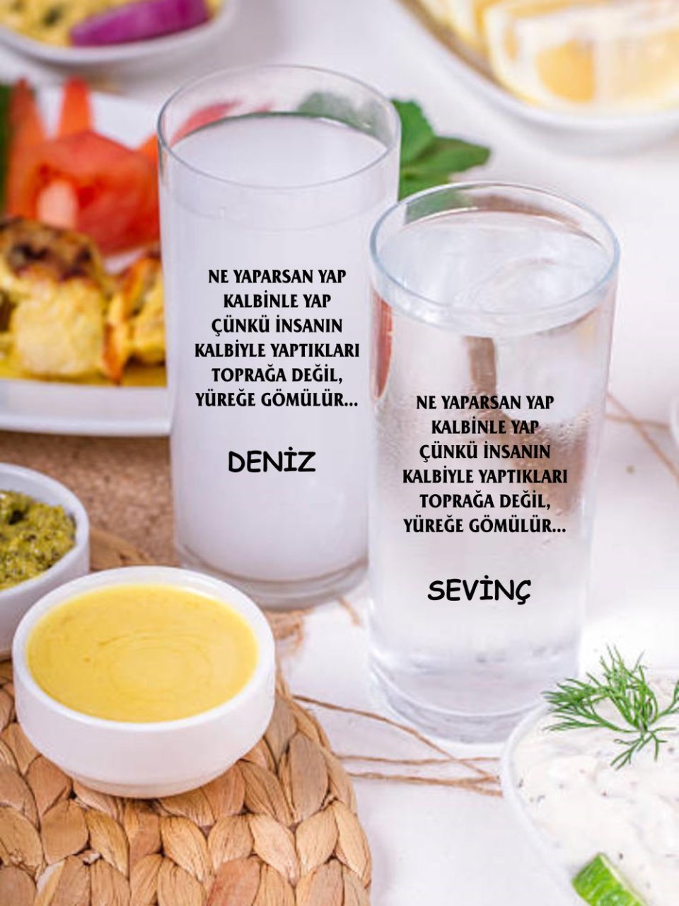 Ne yaparsan yap Kalbinle yap rakı bardağı