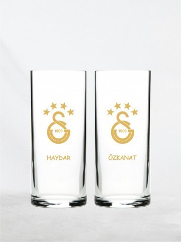 Galatasaray Altın Renk logolu rakı bardağı