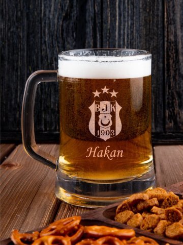 Beşiktaş Logolu Bira Bardağı