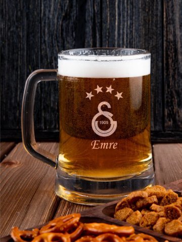 Galatasaray Logolu Bira Bardağı
