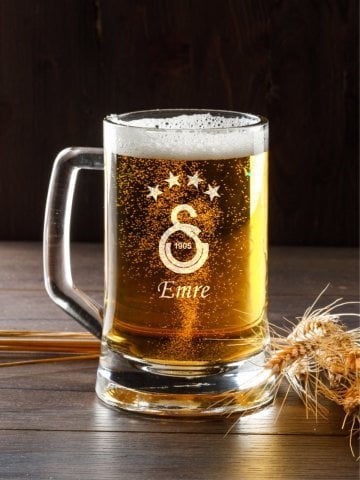 Galatasaray Logolu Bira Bardağı