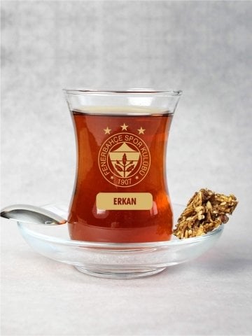 Üsküdar Fenerbahçe logolu çay bardağı