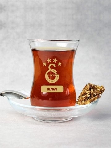 Üsküdar Galatasaray logolu çay bardağı