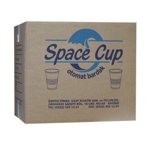 Space Cup Plastik Su Bardağı 3000'li