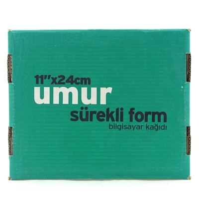 Umur Sürekli Form Kağıdı 11x24 1N 2000'li 5,5 Perforeli