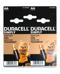 DURACELL PİL 20 Lİ AA KALEM KARTELA (2x10)