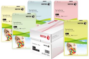 Xerox Symphony  Renkli Fotokopi Kağıdı  A4 80gr Açık Mavi