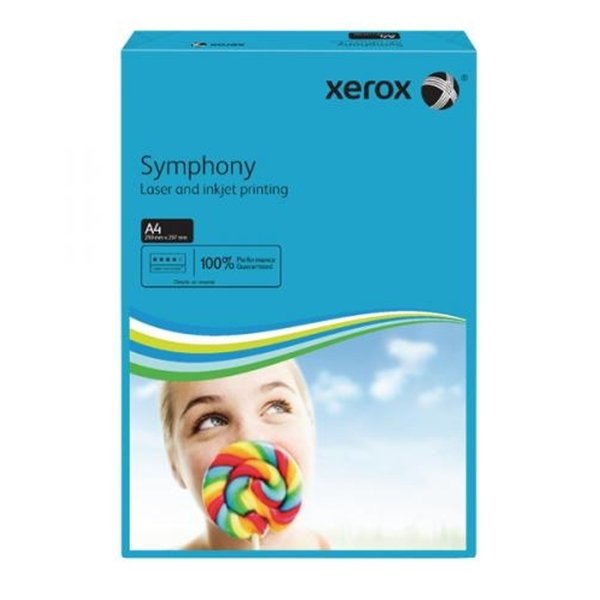 Xerox Symphony  Renkli Fotokopi Kağıdı  A4 80gr Koyu Mavi
