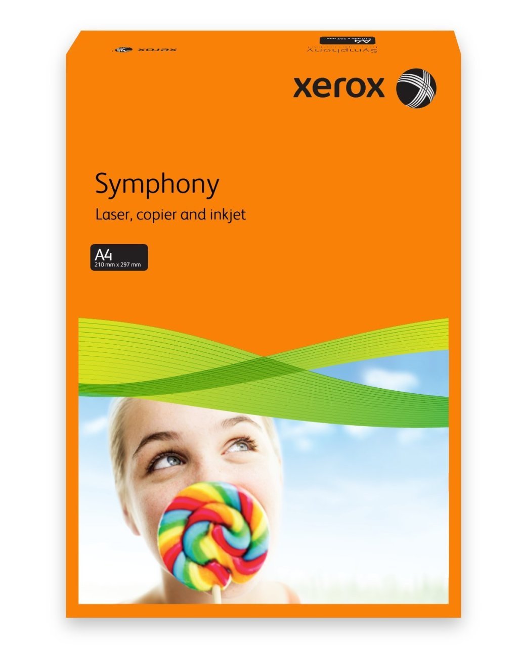 Xerox Symphony  Renkli Fotokopi Kağıdı  A4 80gr Turuncu