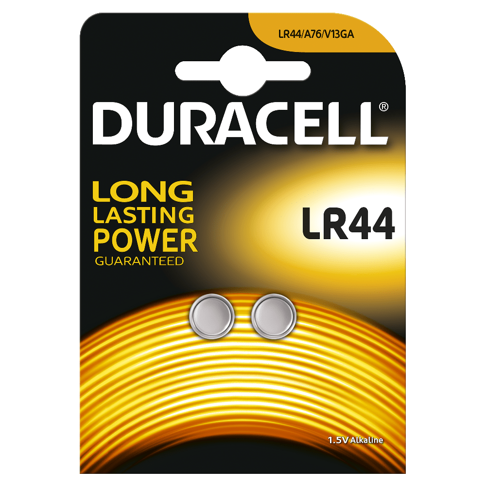 DURACELL PİL DÜĞME 1,5V 2 Lİ LR44