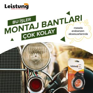 Leistung LT-1252 Extra Güçlü Montaj Bandı