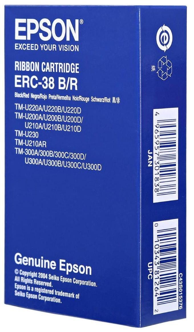 Epson C43S015374 ERC-38B Siyah Şerit