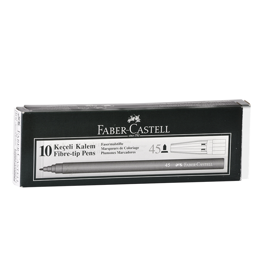 Faber Castell 45 Keçeli Kalem Siyah