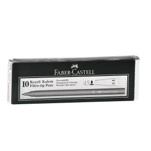 Faber Castell 45 Keçeli Kalem Siyah