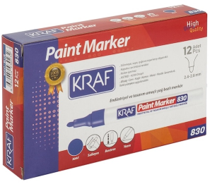 Kraf 830 Paint Marker Mavi