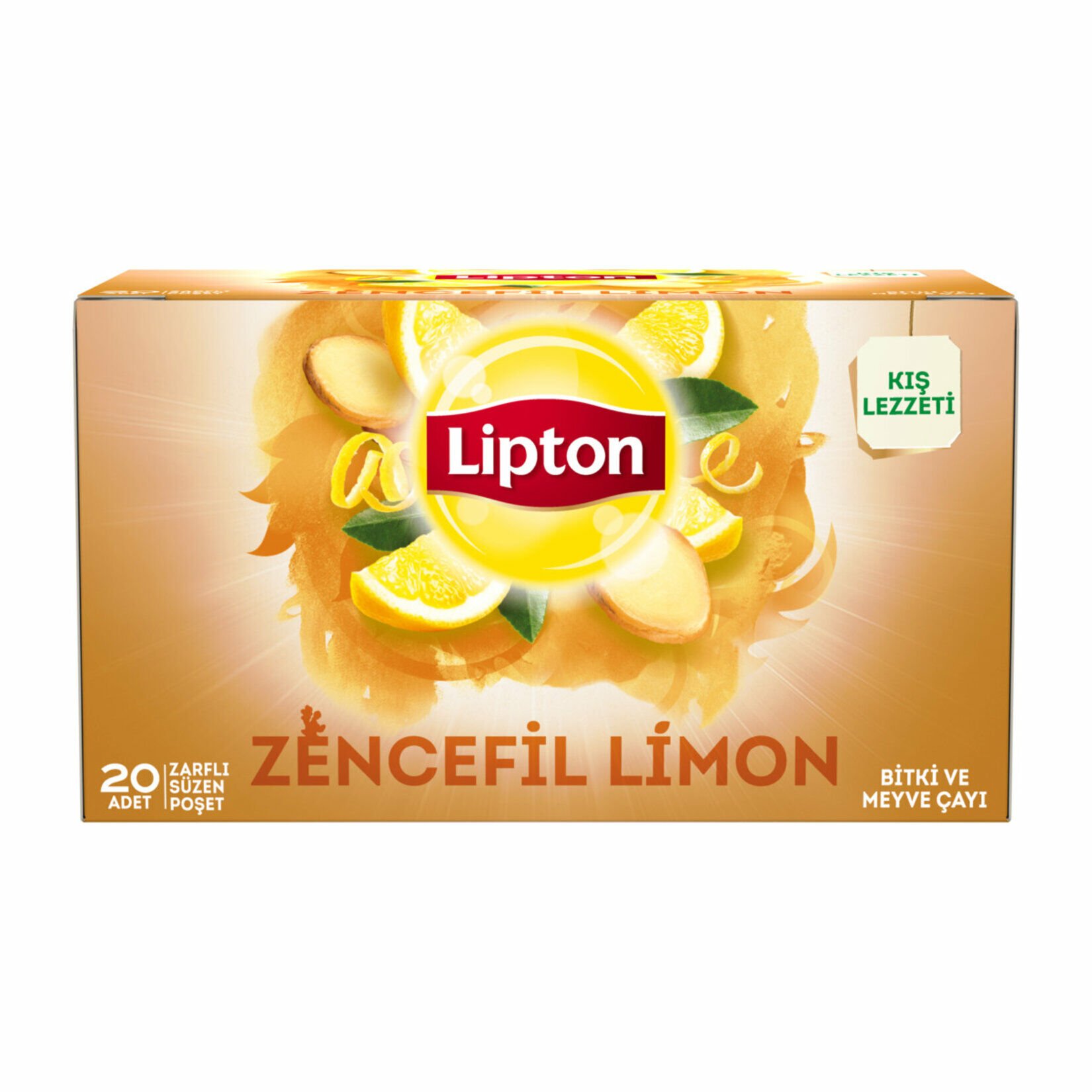 Lipton Bitki Çayı Zencefil Limon 1,5GRX20 Adet