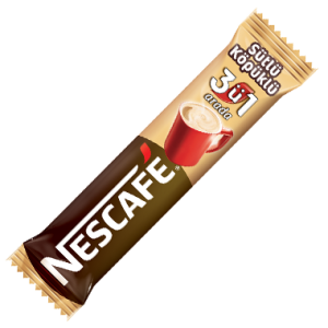 Nescafe 3'ü 1 Arada Sütlü Köpüklü 18 Gr 48'li Paket