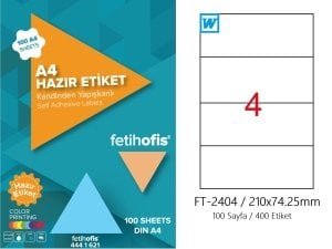 fetihofis Laser Etiket FT-2404