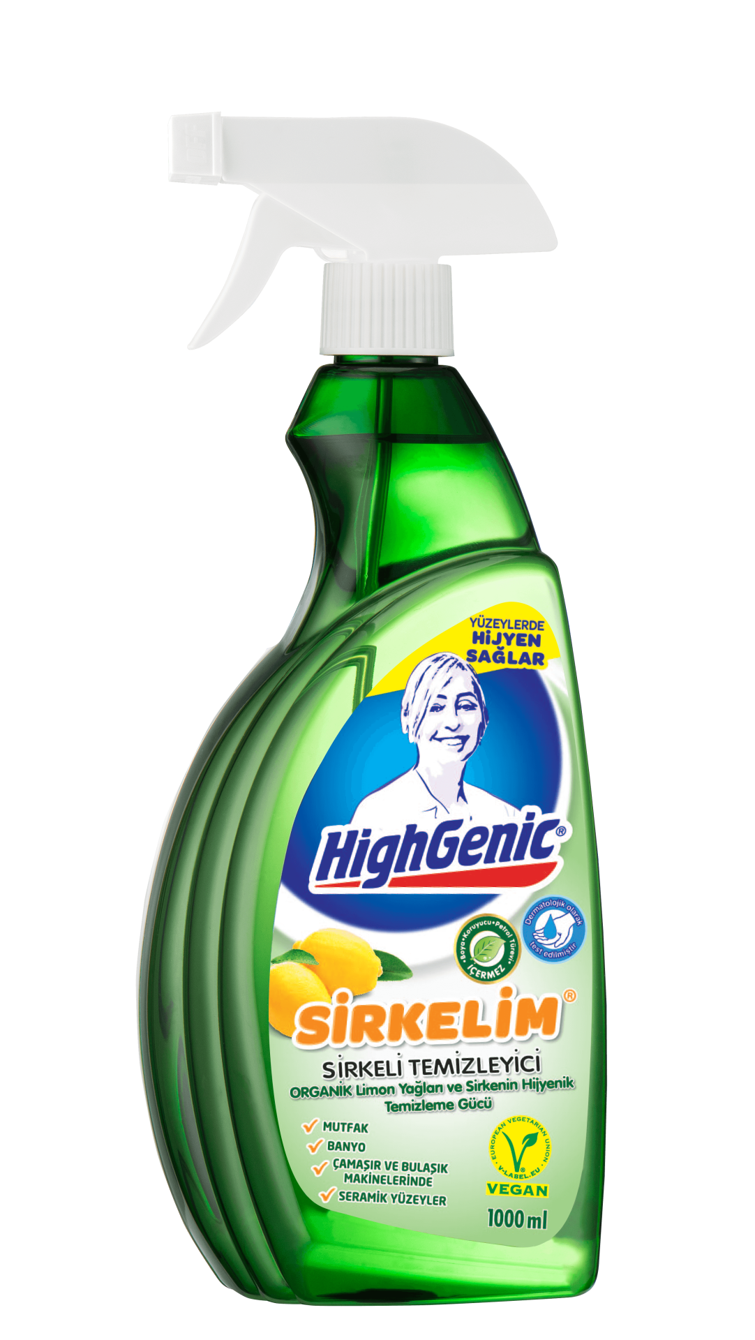 HighGenic Sirkelim Sirkeli Temizleyici Limon 1000 ml