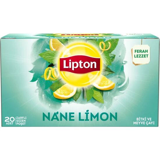 Lipton Bitki Çayı Nane Limon Çayı 20X1.5gr