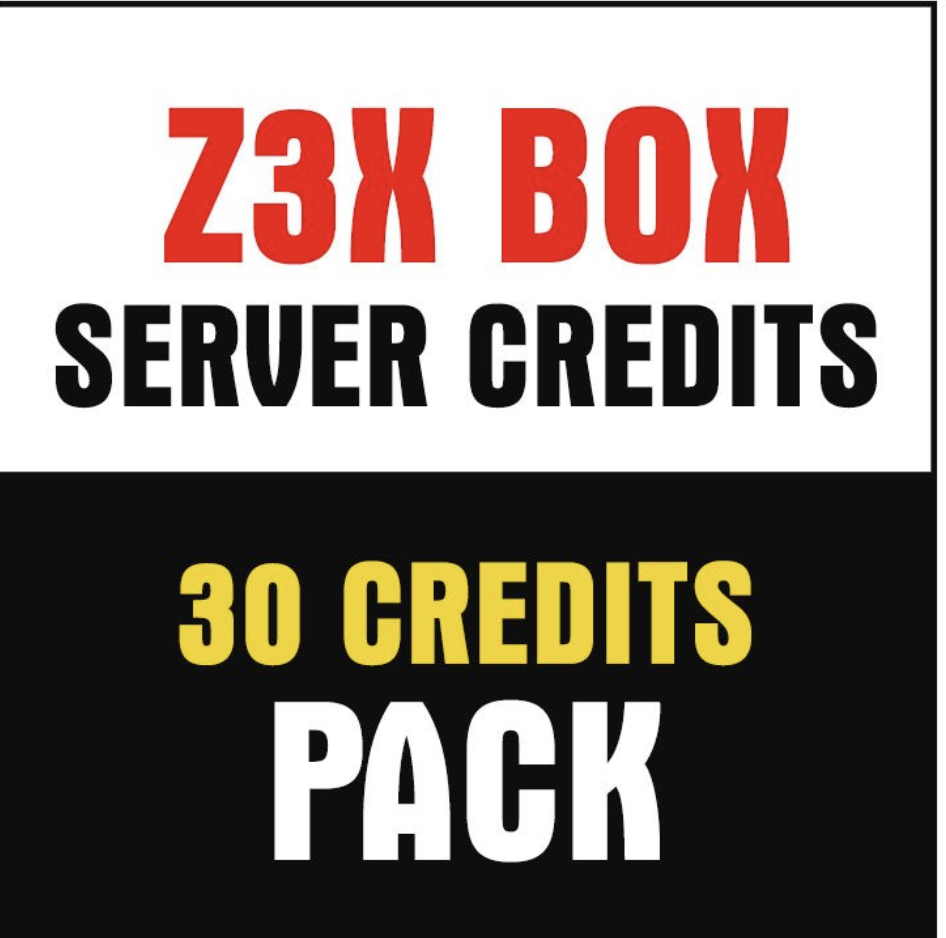 Z3X Box Kredi 30 Kredi
