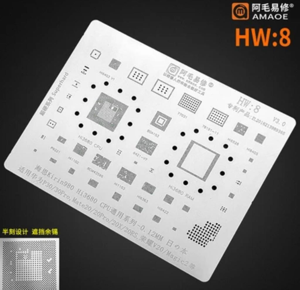 Amaoe HW 8 / Kirin980 / Hi3680 CPU / P30 / 30Pro / Mate20 / 20Pro / 20X / 20RS / V20 / Magic2